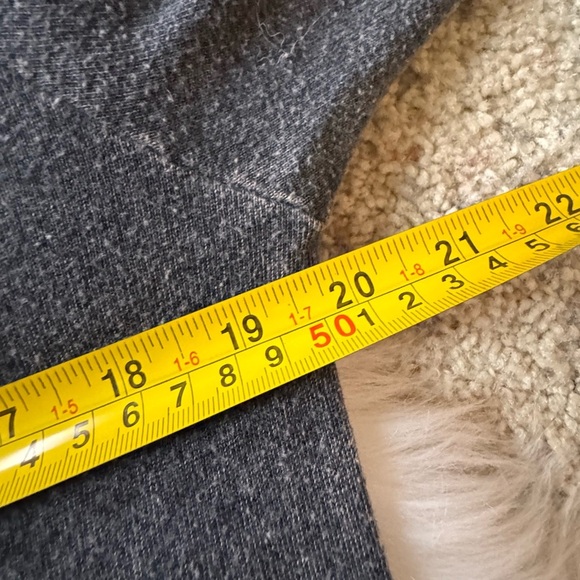 T*Party Size S Distressed Black Acid Wash Crewneck - Picture 6 of 7